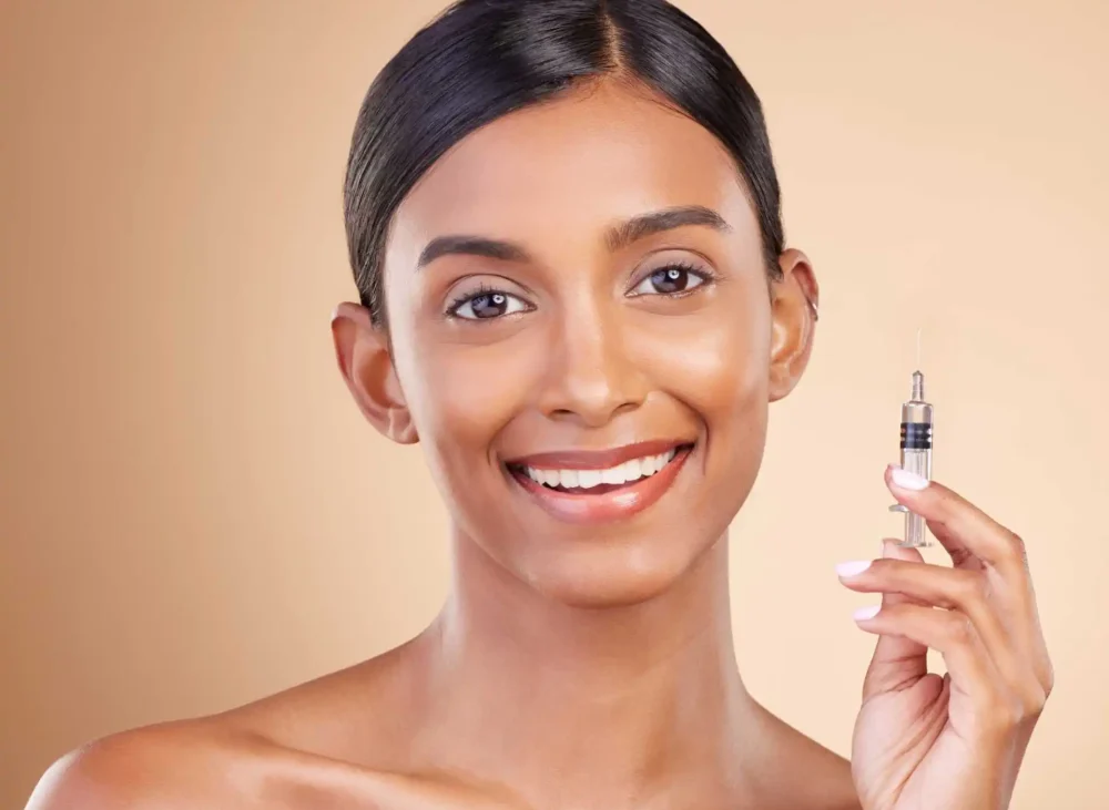 Licensed practitioner administering a Korean-standard dermal filler injection at Yeppeun Skin Clinic in Jumeirah 2, Dubai