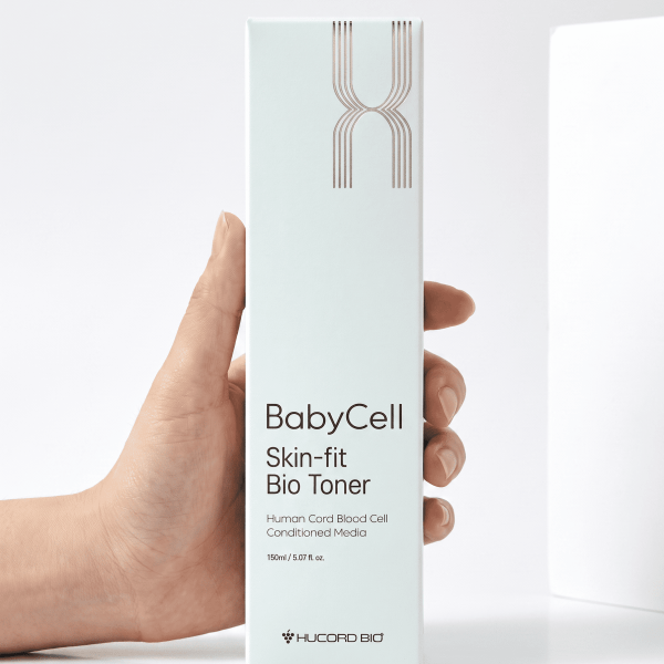 BabyCell Skin-Fit Bio Toner, Human Cord Blood Cell Conditioned Media Serum, Anti-Ageing Treatment with Niacinamide and Collagen, 150ml/5000 ppm